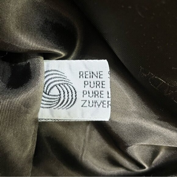 ESCADA Wool Double Breasted Plaid Blazer Jacket Women Size 38 (Medium) - Picture 10 of 11